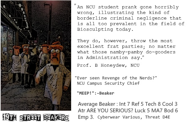 Cyberpunk 2020 - Net - Flavor - Gang-Beekers by Graeme David Ward