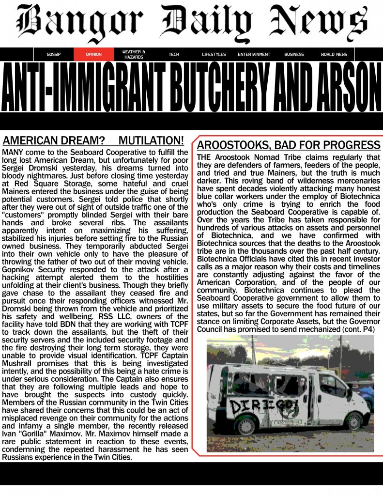 Cyberpunk RED - Net - Flavor - Screamsheet BDN by  CosmicJackalop