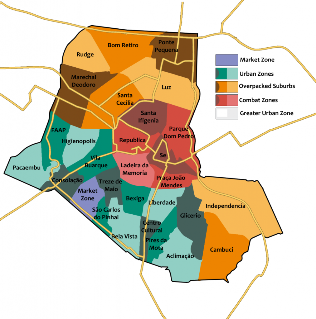 Cyberpunk RED - Net - Map - Sao Paulo by LyreonArt